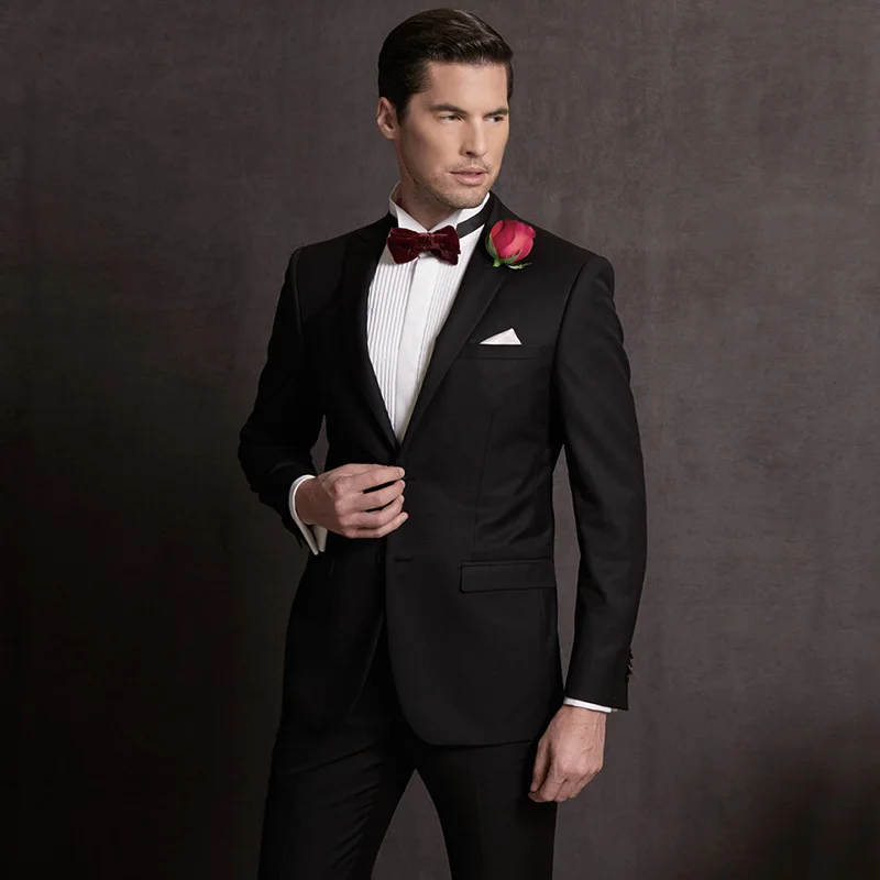 Top Wedding black men suits peaked lapel formal blazer 2018 custom made man suit for wedding business classic male tuxedos 2 pieces 0 Top Wedding black men suits peaked lapel formal blazer 2018 custom made man suit for wedding business classic male tuxedos 2 pieces 0