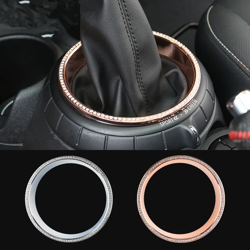 Автомобильный Шестерни Панель декоративная крышка тюнинговые молдинги кольцо с кристаллами для MINI Cooper, Countryman, Clubman F54 F55 F56 F60