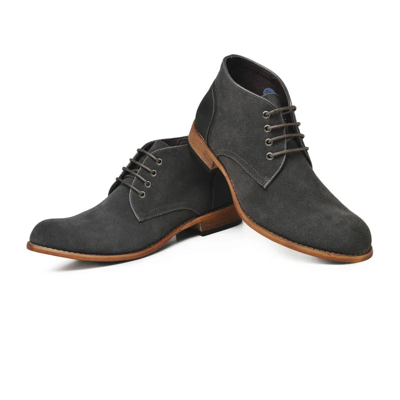 

A Pair Can Sell High Help Man Leisure Time Chalaza Genuine Leather Male Shoe Desert Short Boots Martin Boots