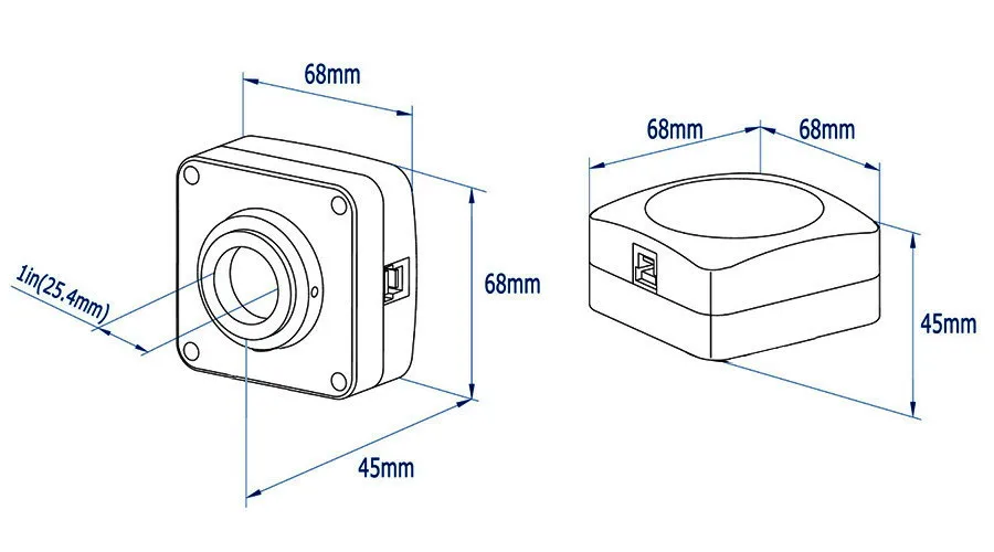 Высокая чувствительность 2.3MP USB3.0 астрономический телескоп камера с SONY CMOS сенсор