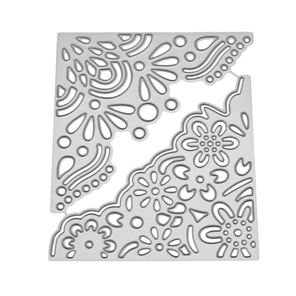 

Cutting Dies Lace Frames Metal Flower Stencil And Stamps For DIY Scrapbooking Embossing Card Making Background Dies New 2019
