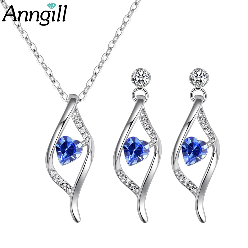 ANNGILL модная обувь с украшением в виде кристаллов от Swarovski Ювелирные наборы для