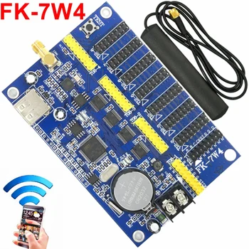 

FK-7W4 wifi led controller board 3616*32/904*128 pixel wireless Wifi/phone APP/USB support p10,p13.33,p16,p4.75 led control card