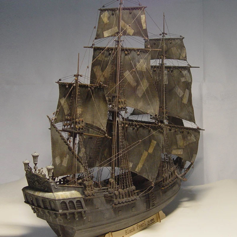 hms prince 45 wood model ship large scaled british sailing