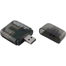 Черный флэш-память USB 2,0 кард-ридер «Все-в-одном» SD/SDHC карта Micro-SD/TF MS-Duo M2 считыватели карт памяти и адаптеры