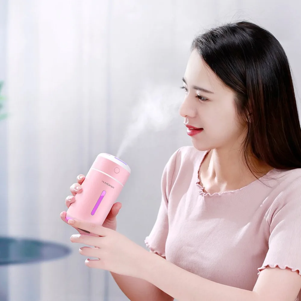 

2018 230ML LED Air Humidifier Portable Air Purifier Universal Home Essential Oil Purifier Mini Night Light Atomization Machine