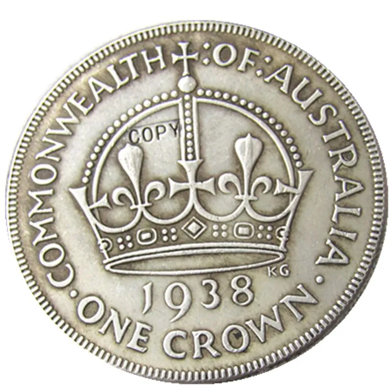 

Australia 1938 Silver Plated Copy Coins