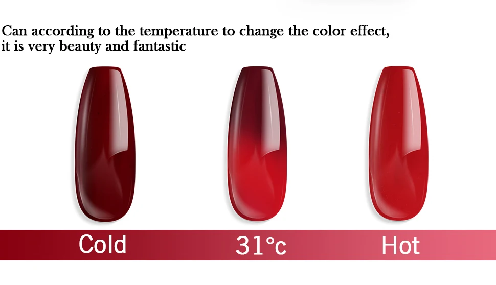 Azure beauty термо меняющий цвет погружающийся порошок для ногтей Блестящий Dip порошок изменение температуры 6 цветов порошок для ногтей натуральный сухой