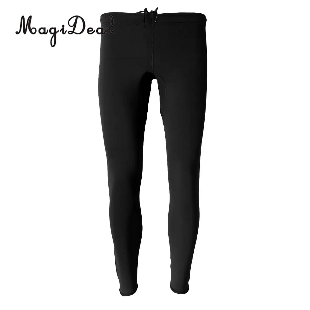 Mens 2mm Neoprene Elastic Zipper Jacket Top Long Pants Split Wetsuits Diving Suit Swimsuit Scuba Surf Snorkeling