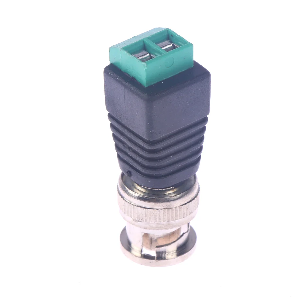 1/2 шт. BNC кабель зеленый мужской Коаксиальный CAT5 в коаксиальный фотоэлемент