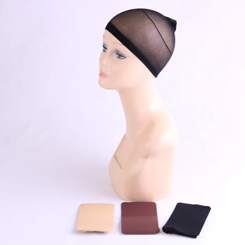 

HARMONY (2 pieces/bag) Cheap Shipping 100 bags Stretchable wig cap for weaving color Black and Light Blonde
