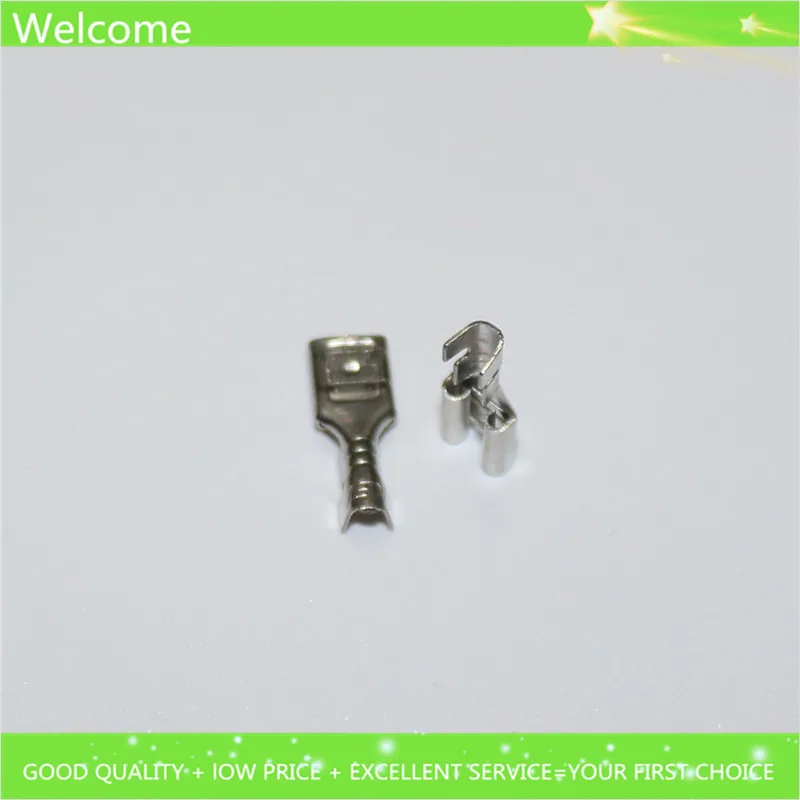 20 шт. 4 8 мм Женский обжимной наконечник для подключения к терминалу клеммы