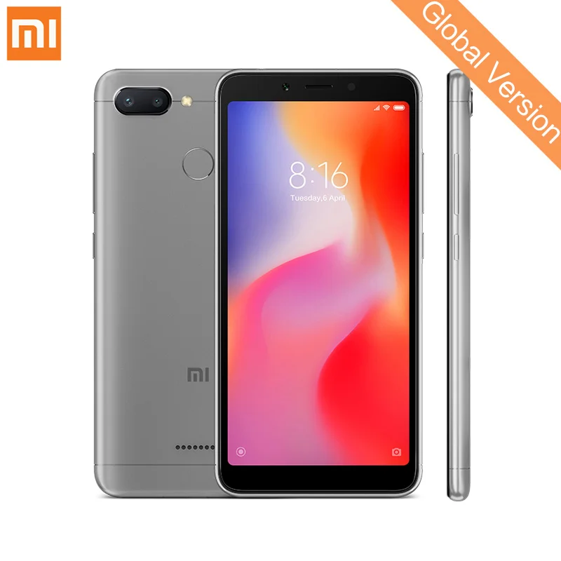 В наличии Глобальный Версия Xiaomi Redmi 6 3 GB 32 мобильный телефон MTK Helio P22 Octa Core 5 45 &quot18:9