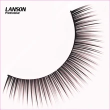 Marlliss, черные, сужающиеся, толстые, в полную полоску, шелковые, искусственные ресницы, 10 пар, натуральные ресницы, сенсационные, мягкие, накладные ресницы