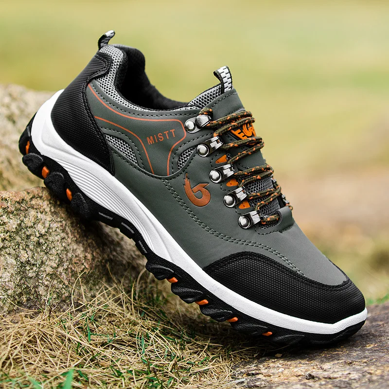 

Spring, Autumn and Winter New Outdoor Mountaineering Shoes Fashion Men's Sports and Leisure Shoes Running Shoes JINBEILE