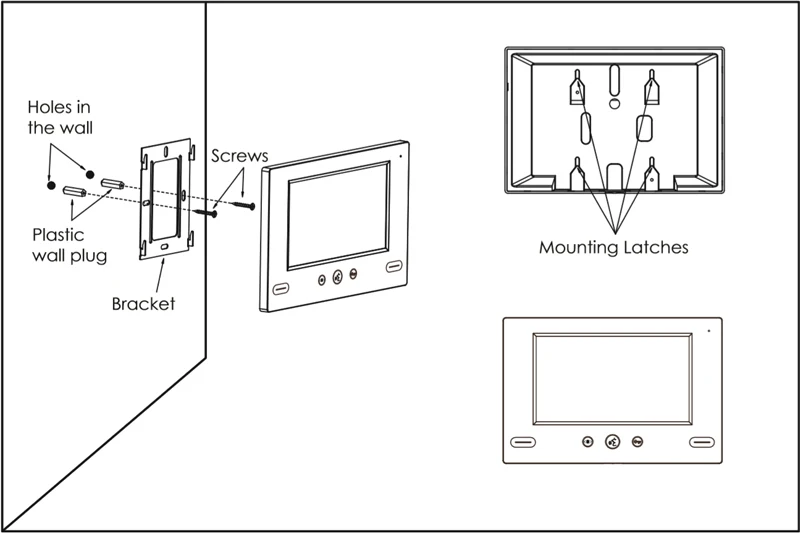 villa wired intercom access system kits (2)