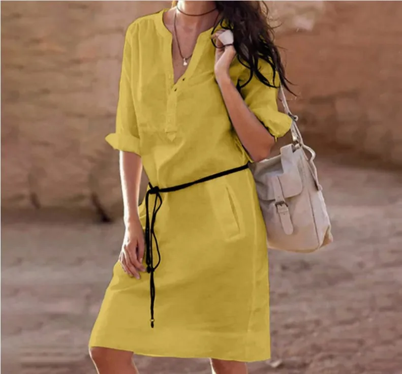 women dress womens clothing fashion winter vintage long seelve ladies solid v-neck elegant white drees casual female dresses women dress womens clothing fashion winter vintage long seelve ladies solid v-neck elegant white drees casual female dresses