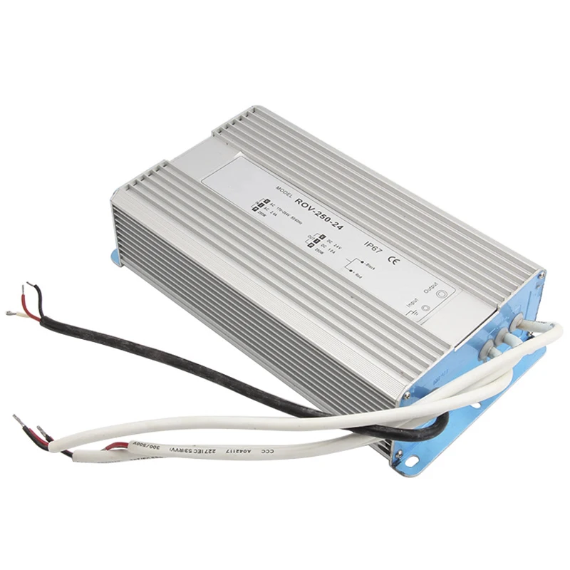 

AC 170-260V To DC 12V-48V 250W Led Driver Transformer Waterproof Switching Power Supply Adapter,IP67 Waterproof Outdoor Strip