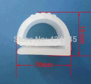 

18x15mm E article silicone bar.high temperature resistance heat-resistant e The oven sealing strip Rubber Seal strip