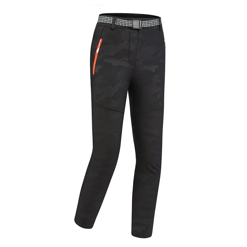 Invierno, senderismo pantalón viento calor de camuflaje repelente respiraba de cáscara suave Trekking los hombres y las mujeres Pantalones