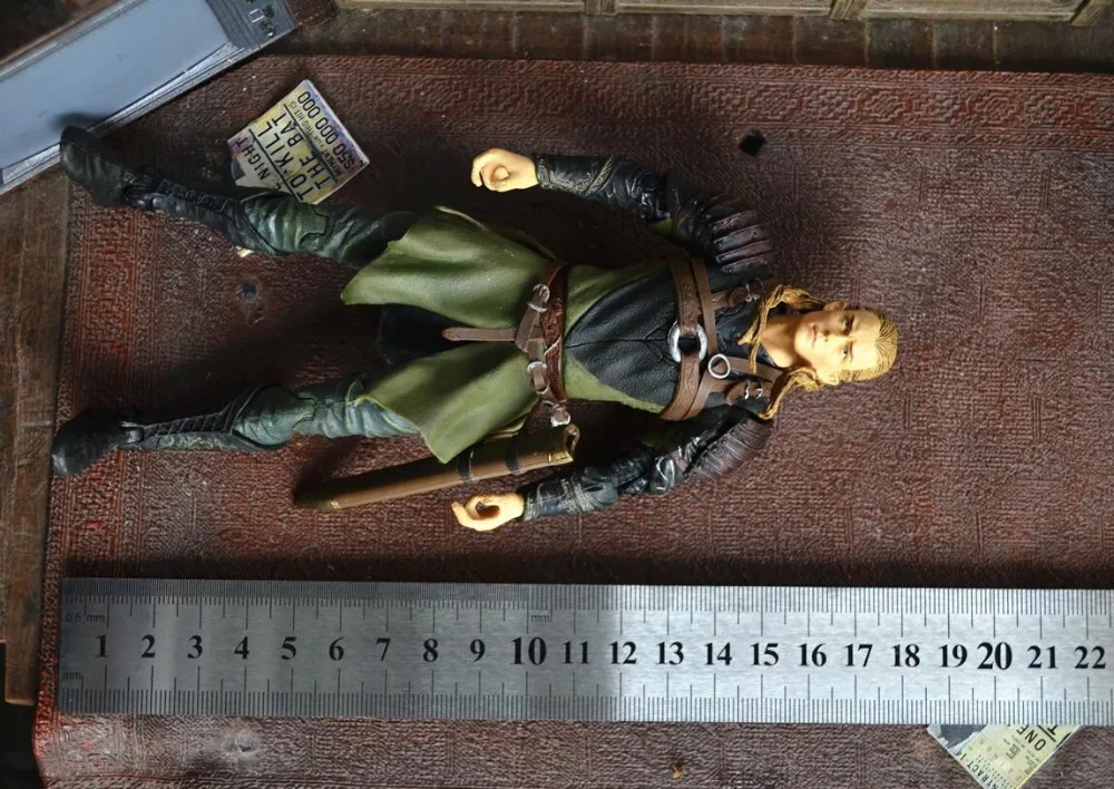 6 дюймов Властелин колец странствующий рыцарь Арагон фигурка героя кукла эльф принцессы Леголас мультфильм аниме ПВХ модель игрушки d10