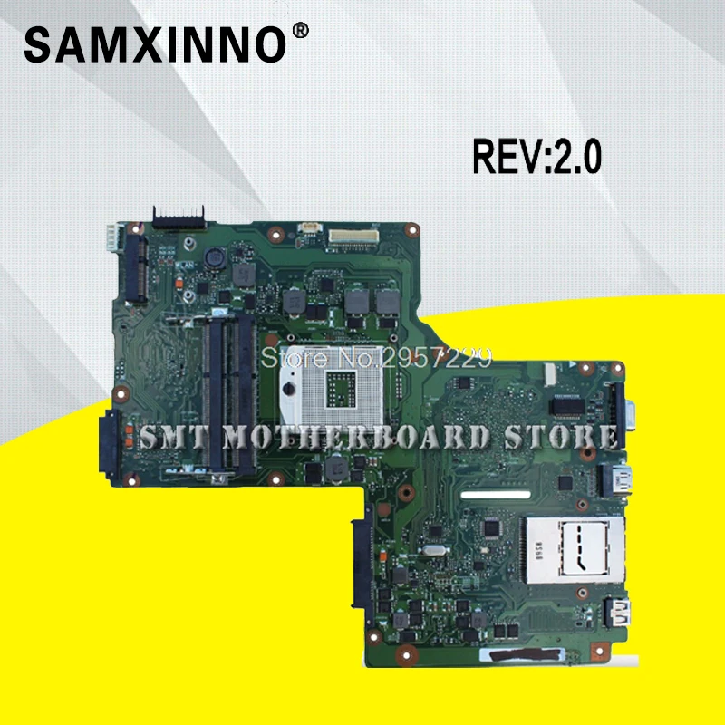 

U50F Laptop Motherboard For ASUS U50F Motherboard REV 2.0 PGA989 Mainboard Tested Well 100% test Ok S-6