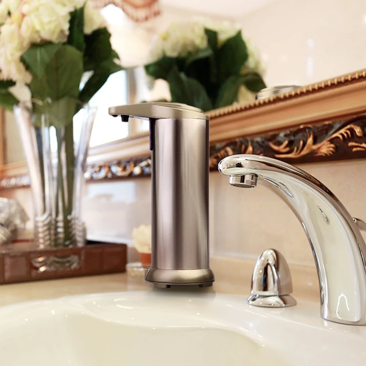 bathroom accessories stainless steel automatic soap dispenser