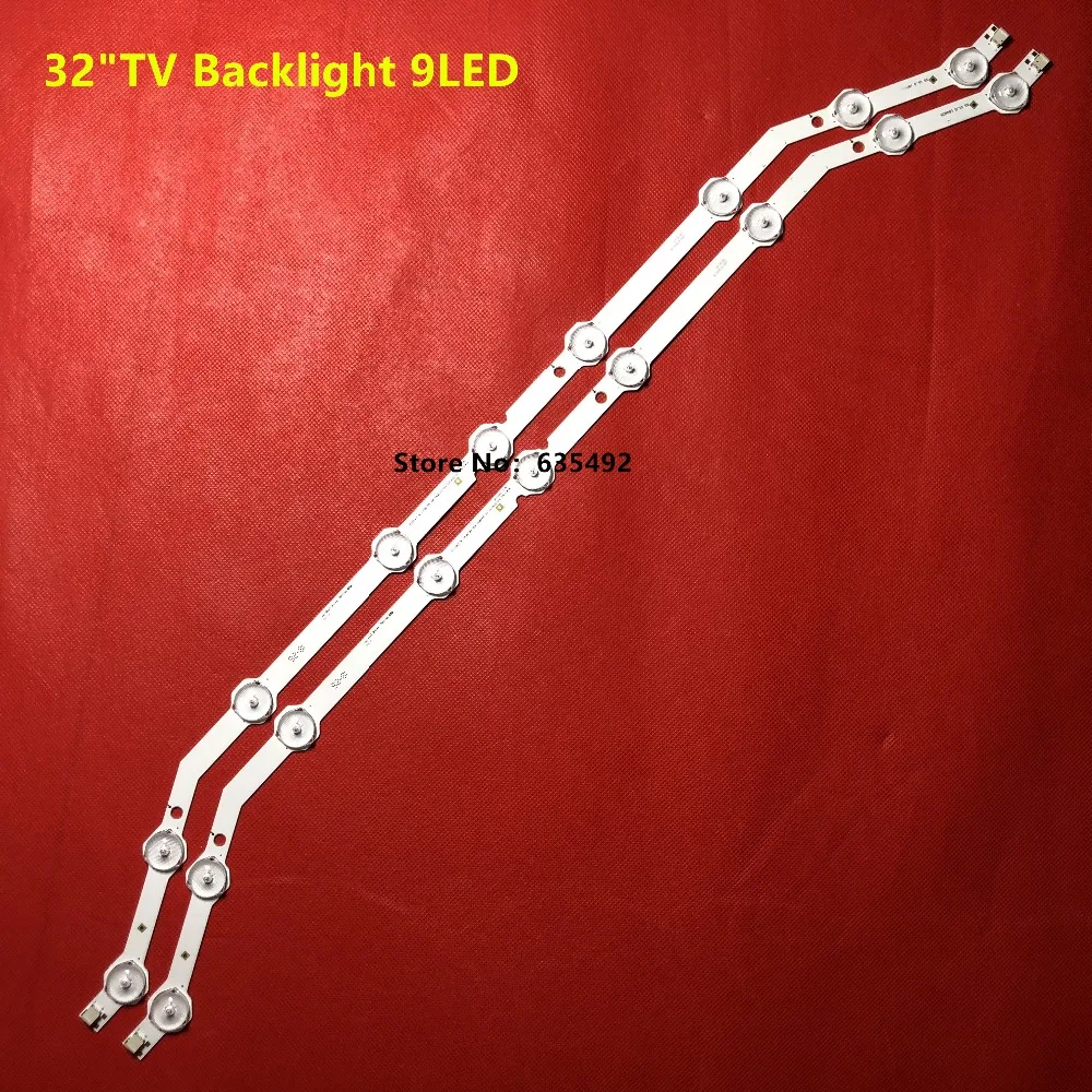 Светодиодный Подсветка полосы 9 лампы для Сэм Сун 32 "ТВ 2013SVS32 D3GE-320SM0-R2 BN64-YYC09 BN96-27468A BN96-33972A LM41-00001R DF320AGH-R1