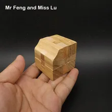 45 мм неполные деревянные кубики головоломка конструктор Brian Teaser ум гаджет Развивающая игра игрушки для детей