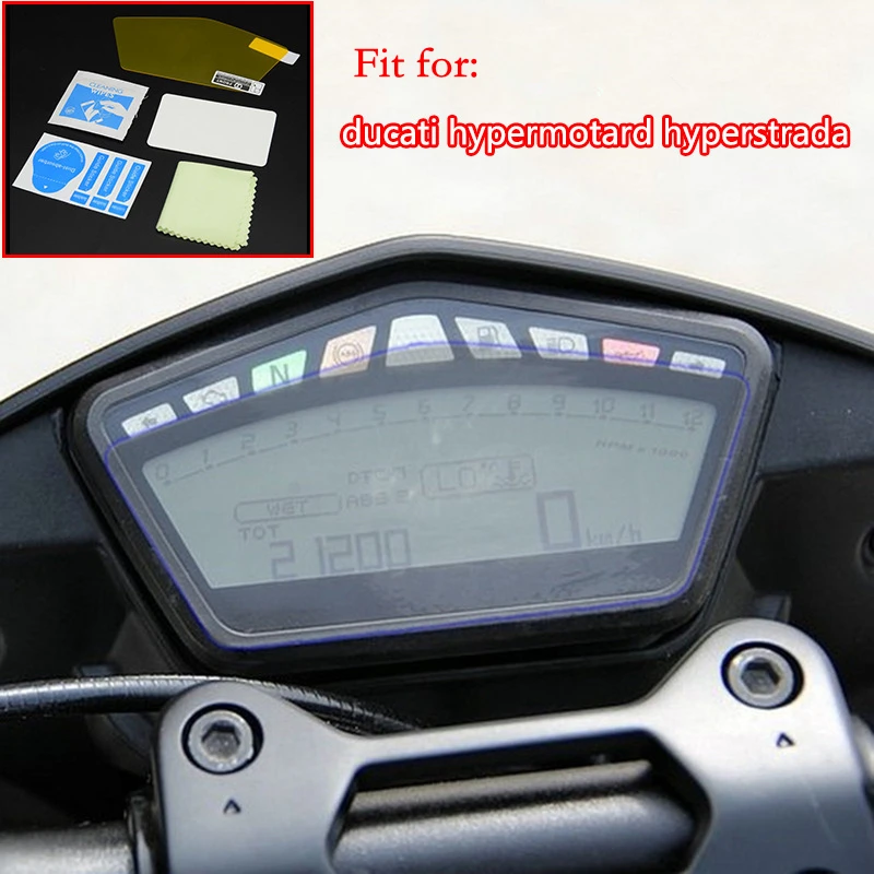 

For ducati hypermotard hyperstrada Cluster Anti-scratch Protective Film Motorcycle Dashboard Screen Blue-ray Protection Stickers