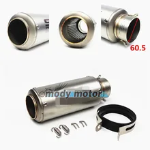 car-styling akrapovic exhaust motorcycle z750 yoshimura exhaust cb400 muffler escapamento de moto gsxr exhaust pipe automobiles