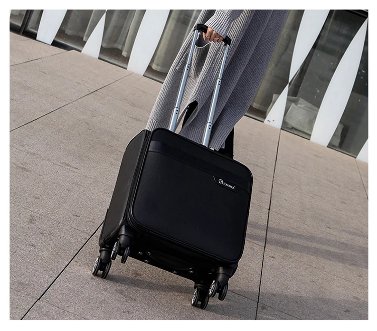 Новинка, женский ретро-чемодан в полоску, 18 дюймов, ПУ, на колесиках, mala Spinner, брендовый цветной чемодан на колесиках, vs, прекрасная дорожная сумка, багажная сумка