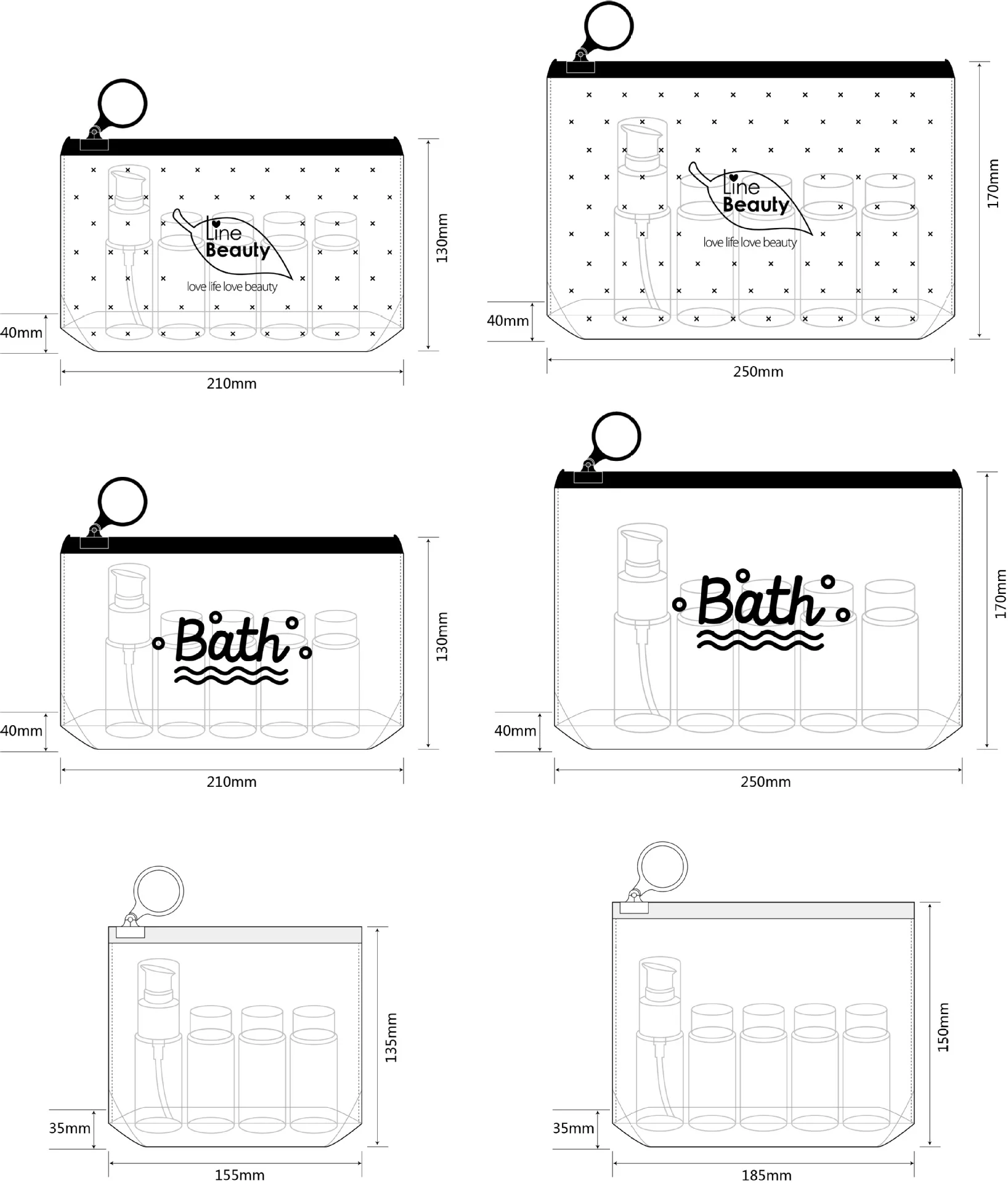 HTB1c5SGy3aTBuNjSszfq6xgfpXac.jpg_ Transparentny Organizer kosmetyczka