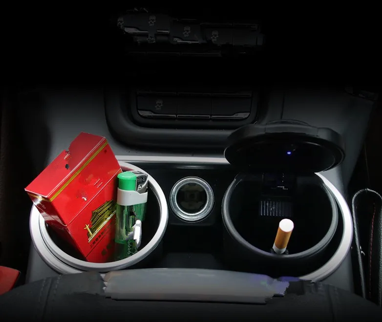 

2017 Auto-styling LED ashtray for VW Volkswagen Golf MK4 MK5 MK6 Passat B6 B7 Jetta Tiguan Beetle POLO VENTO JETTA accessories