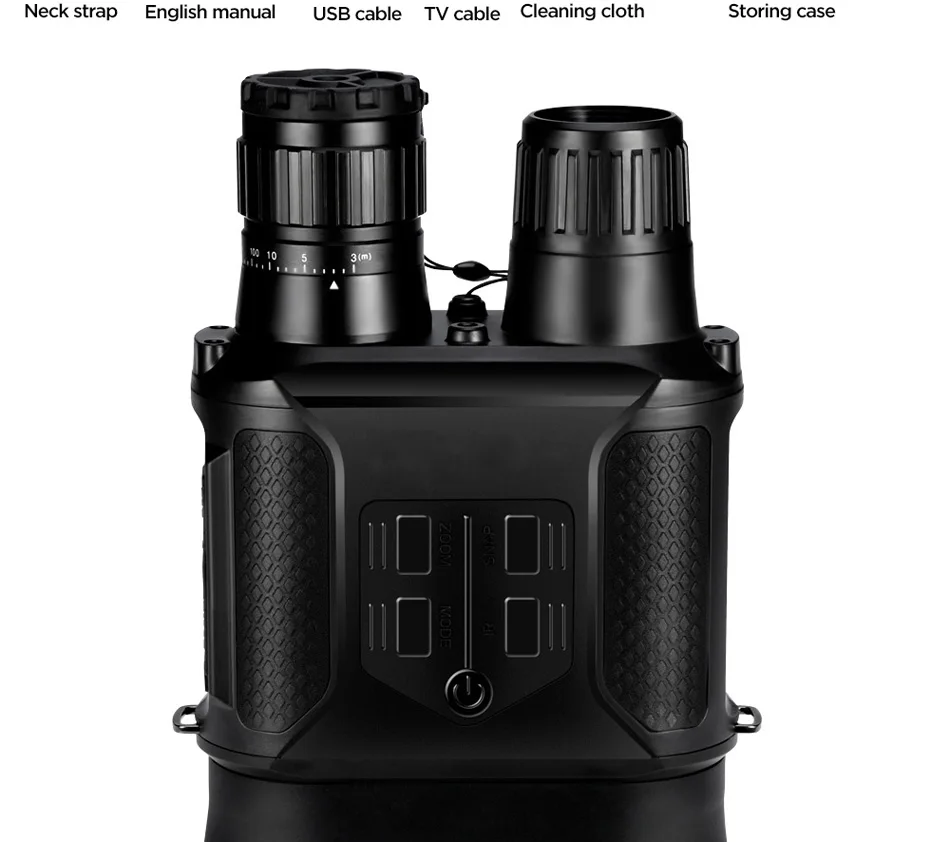 400m Night vision binoculars 3.5x-7x magnification hunting elk tools telescope digital infrared day time and night vision HD