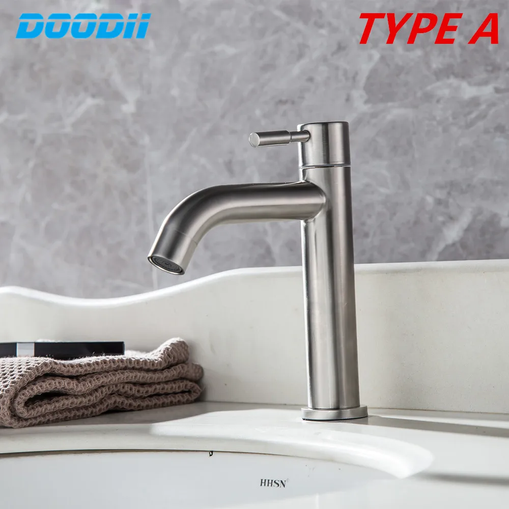 304 Stainless Steel Basin faucet Rust and corrosion resistance bathroom