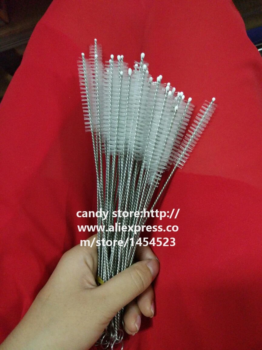 1000pcs/lot Yeti Cup 20OZ Stainless Steel Straw Cleaning Brush 200MM