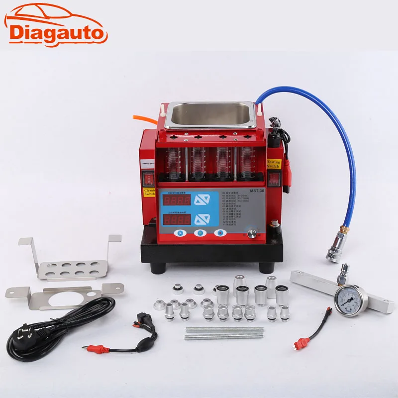 

Diagauto Car Washing Tool 220V/110V 4 cylinder Fuel Injector tester & ultra Cleaner MST-30 nozzle washing machine