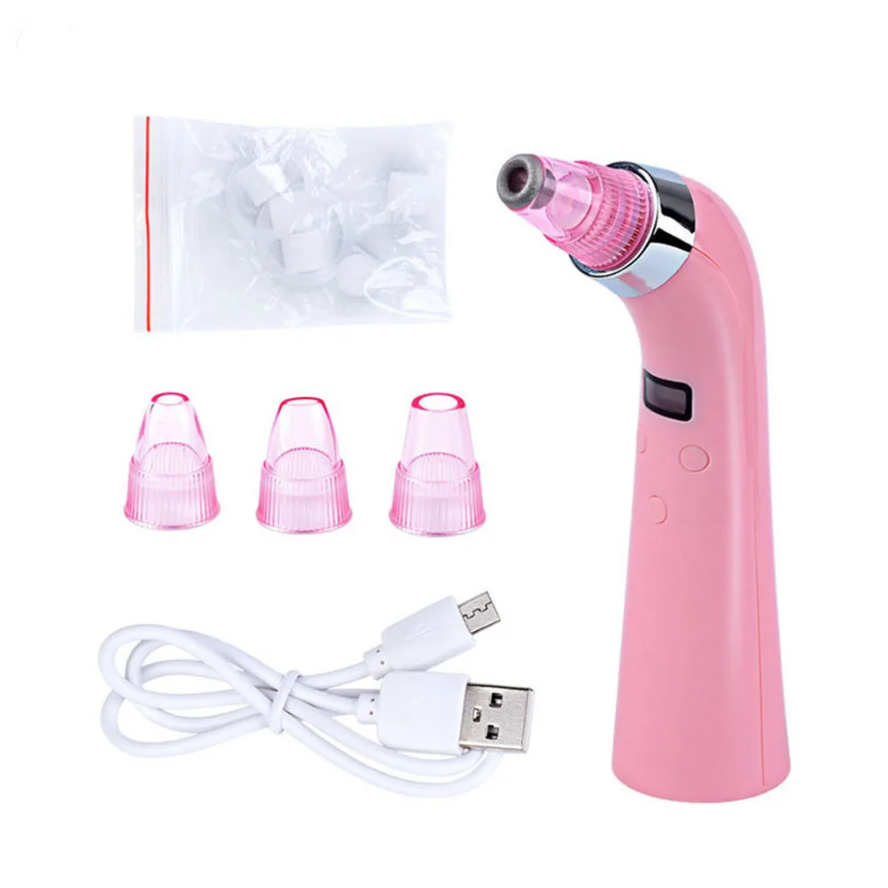 

Facial Blackhead Acne Remover USB Electric Skin Cleaner Cleaner Vacuum Extraction Blackheads Blemish Removers Comedone Extractor