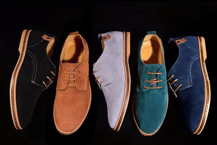Большие размеры Для мужчин повседневная обувь модные Удобная обувь Для мужчин; оксфорды с заклепками на шнуровке лето-осень зимние Мужские кожаные туфли кроссовки ET001