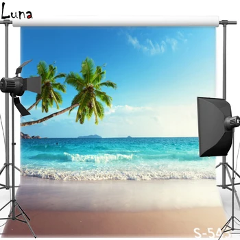 

MEHOFOTO Seaside Vinyl Photography Background For Wedding Seawater Photo New Fabric Flannel Background For Photo Studio 545