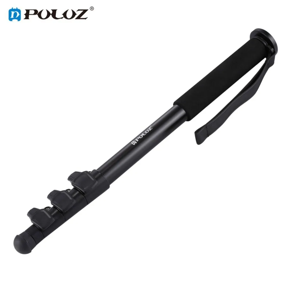 PULUZ Portable Monopod 4 Sections Self Standing Monopod Telescoping
