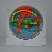 100 шагов 3D Сферический лабиринт мяч баланс логическая способность обучающая игра игрушка обучающая забавная балансировка головоломка волшебный лабиринт мяч