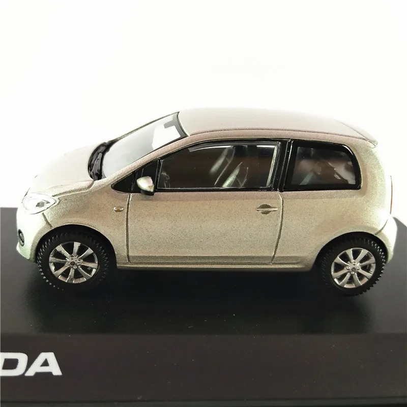 Abrex 1/43 масштабная модель автомобиля игрушки Skoda Citigo литая металлическая модель автомобиля игрушка для подарка, детей, коллекции, украшения