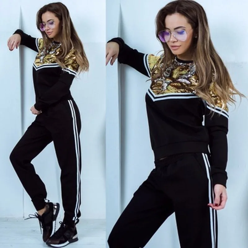 ZOGAA Hot Sale 2019 Women Tracksuit Sweatsuit Elastic Waist Pullover Joggers Casual Cotton Fashion Two Piece Sets Top and Pants ZOGAA Hot Sale 2019 Women Tracksuit Sweatsuit Elastic Waist Pullover Joggers Casual Cotton Fashion Two Piece Sets Top and Pants