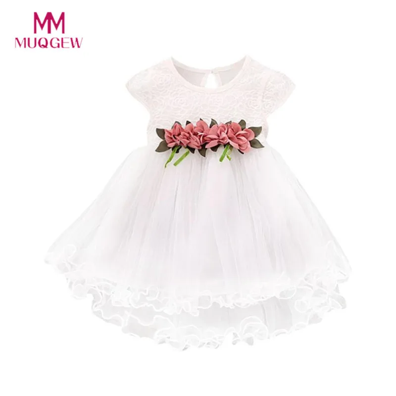 

Girls Dress Summer Dress Princess Party Wedding Tulle Dresses Toddler Baby Girls Waist Sleeveless Flower Sweet Dresses For Girls