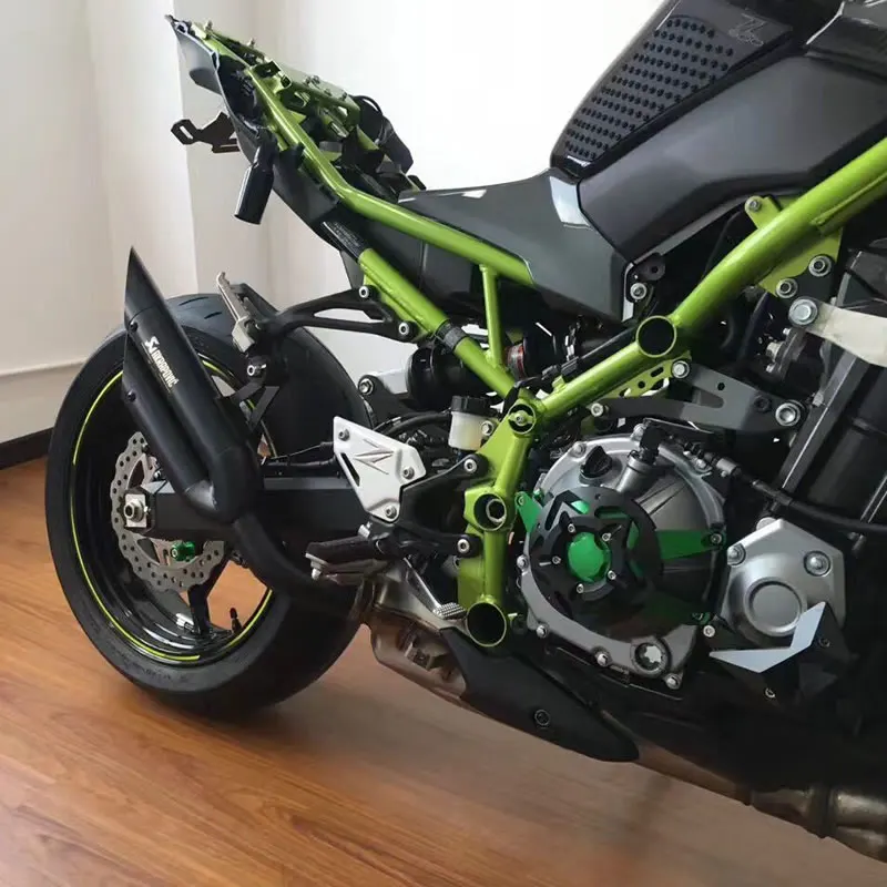 Слипоны для Kawasaki Z900 мотоцикл Akrapovic выхлопная труба 51 мм двойной выход выхлопные наконечники без дБ убийца Escape Moto