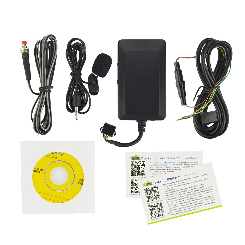 CCTR 805G в режиме реального времени 3G автомобильный gps трекер с модулем и 2G GSM / WCDMA