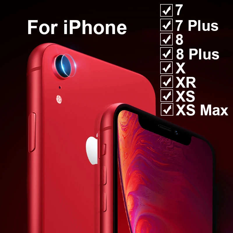 GerTong для iPhone X XR XS MAX Защитная пленка задней камеры с полным покрытием из