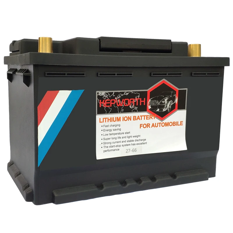 

27-66 Environment Motor Car LiFePO4 battery Jump Starter 12V 66AH CCA1600A pack With BMS Voltage Protection Lithium Iron battery